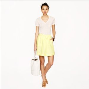 J.Crew Boardwalk Linen Skirt