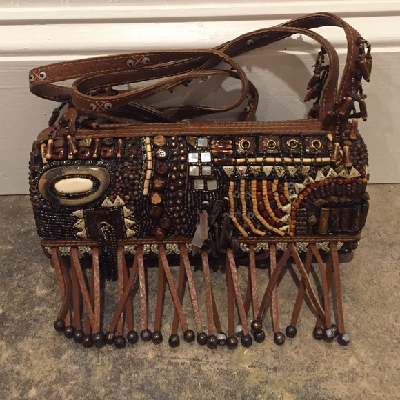 Mary Frances over the shoulder purse