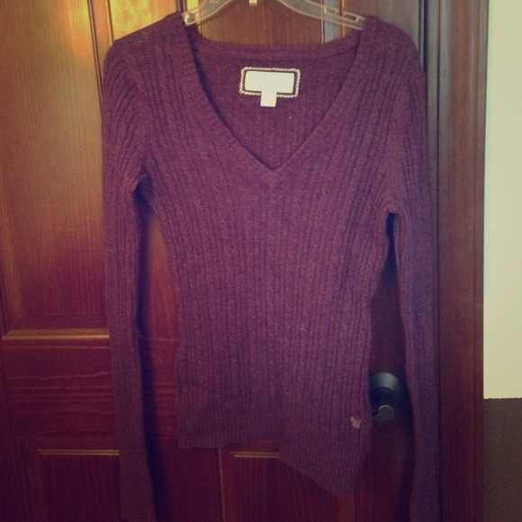 Purple American Eagle sweater