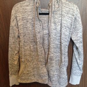 Gray Athleta Zip-Up Hoodie