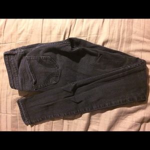 Faded black jeans