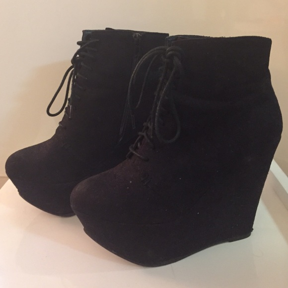 Black Suede Ankle Boots