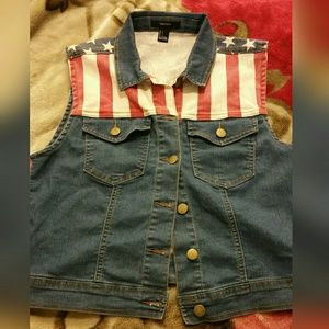 Very cute denim Jean vest jacket Very cute denim Jean vest jacket
