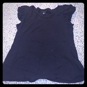 Plain black shirt