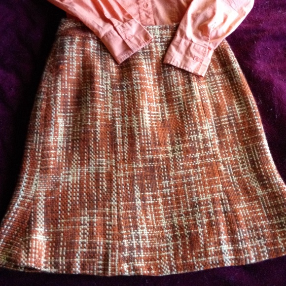 Chadwicks Skirt in Autumn Tones - Size 8