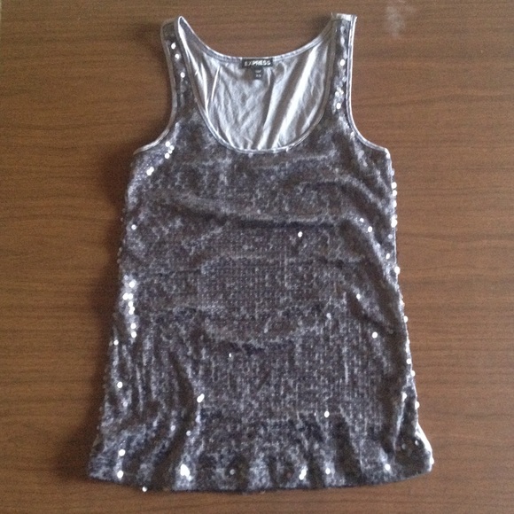 Express sequin tank