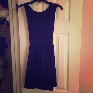 ASOS black skater dress
