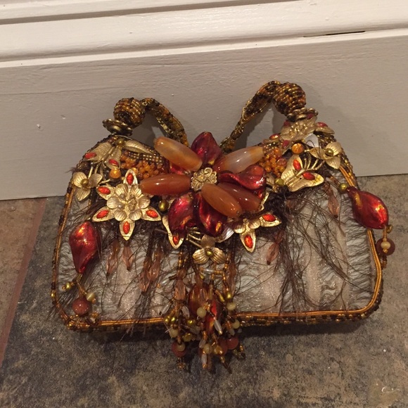 Over the shoulder Mary Frances purse