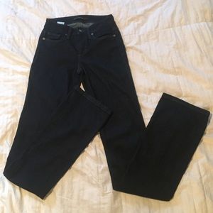 Joe's dark indigo denim flares