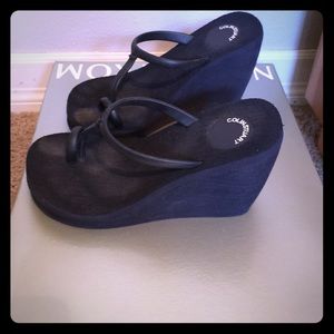 Colin Stewart wedge flip flops