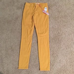 Mustard yellow jeans