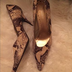 BCBG Girls Python Pumps