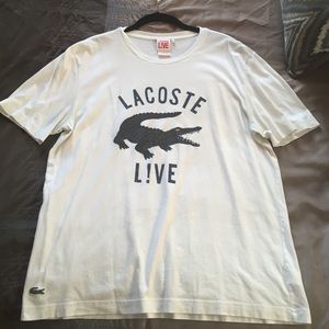 Men's Lacoste L!ve T shirt
