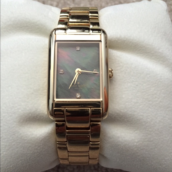 Kate Spade Crystal Marker Gold Watch
