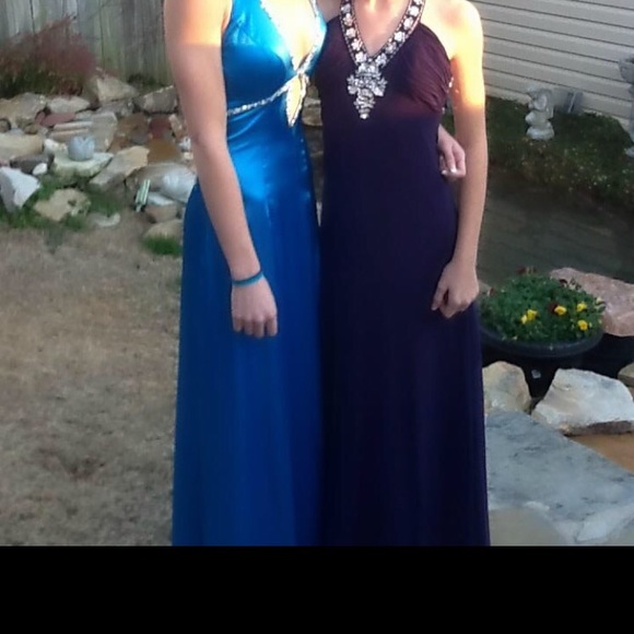 Dark blue formal dress