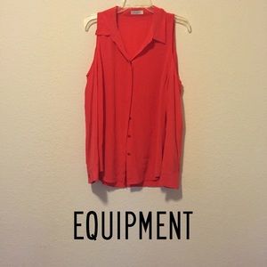 Equipment Nixie Silk Sleeveless Blouse