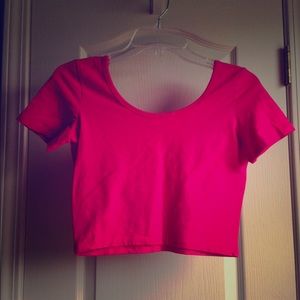 Forever 21 pink crop top