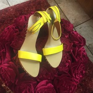 Yellow sandals