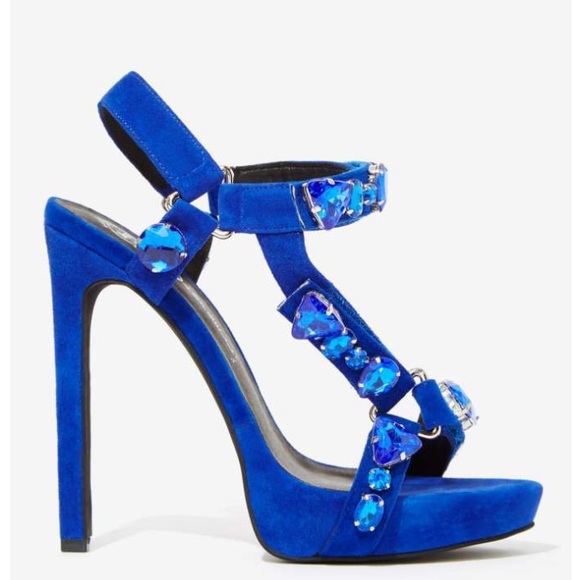 [NWT] Jeffrey Campbell strappy suede heels - Picture 2 of 4