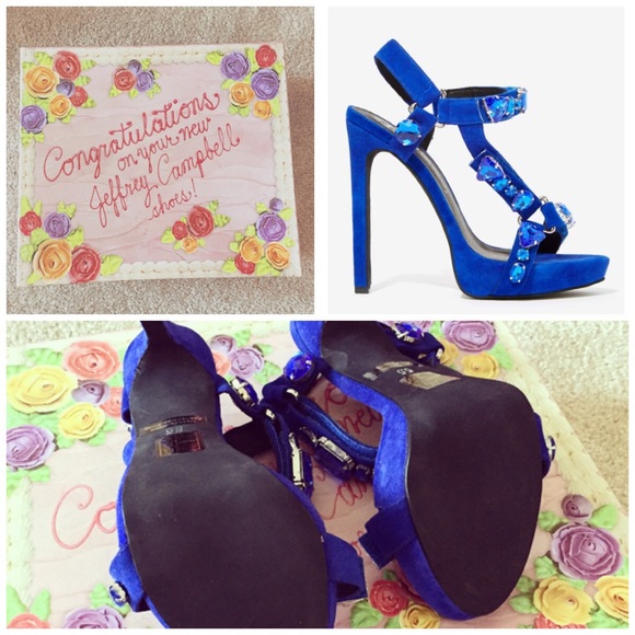 [NWT] Jeffrey Campbell strappy suede heels - Picture 4 of 4