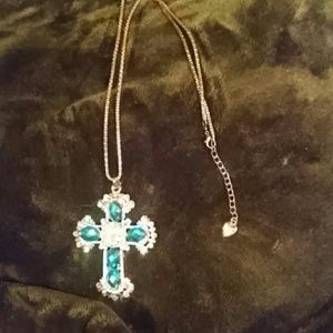 Betsey Johnson cross necklace