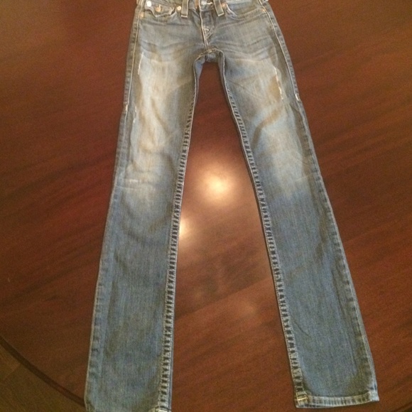 True Religion distressed jeans