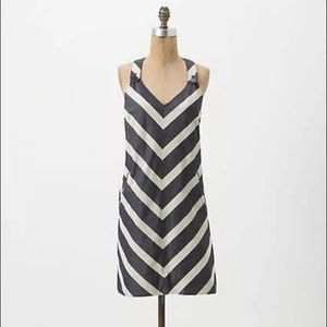 Anthropologie Postmark chevron "endpoint" dress