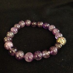 MCL amethyst bracelet with colored sapphires