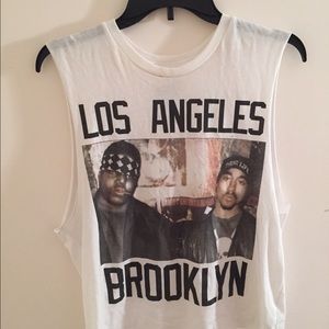 tupac & biggie muscle tee