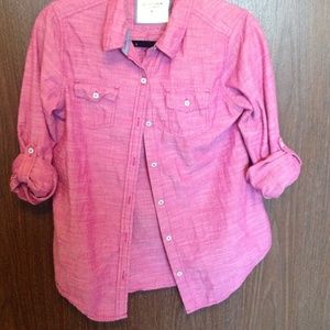 Pink Soft-Denim Flannel