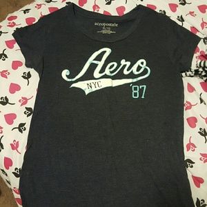 Blue a?ropostale tee
