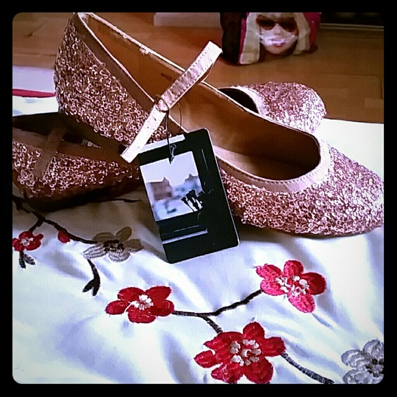 ballerina sequins flats