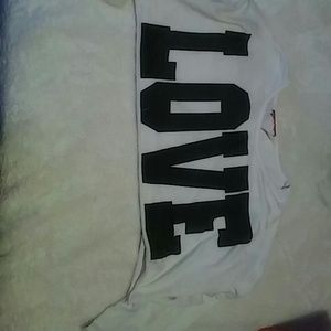 Love Long Sleeve Crop Top