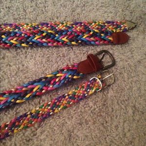 two colorful belts :-)