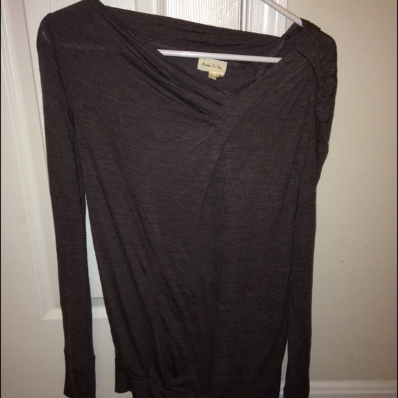 Anthro gray top - Picture 1 of 1