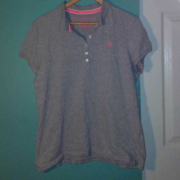 gray polo shirts from Aeropostale