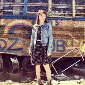 Lauren Conrad polka dot dress