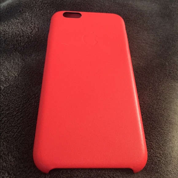 Like new red leather iPhone 6 case!