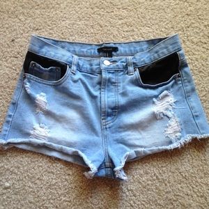 Forever 21 high waisted shorts