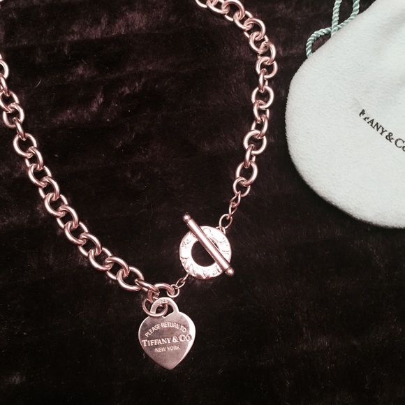 Tiffany & Co. Jewelry - Tiffany & Co. Heart Tag Toggle Necklace.