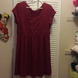 Maroon Sweater Dress