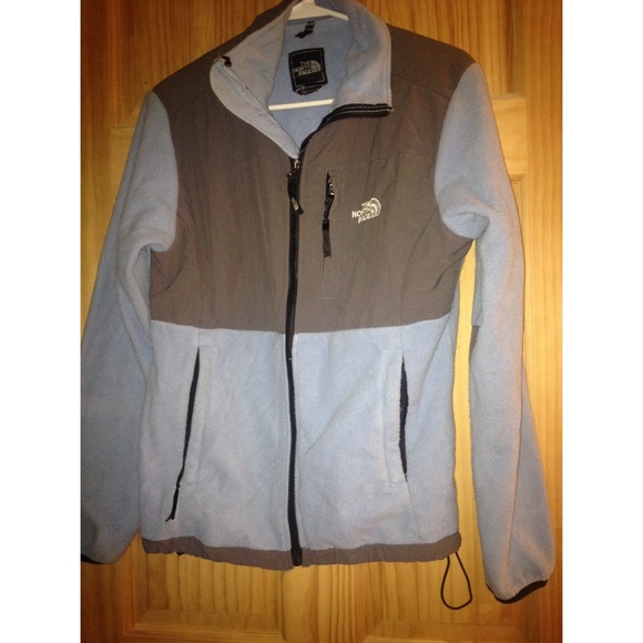 Light Blue and Graphite Denali North Face