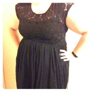 Super Cute black lace and tulle dress!