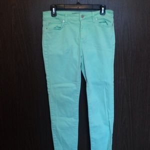 Mint Green Skinny Jeans