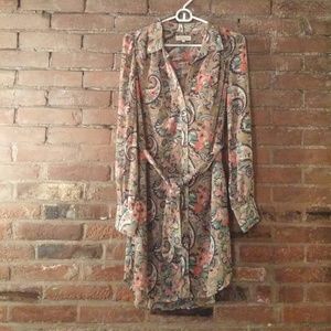 Silk Floral Dress