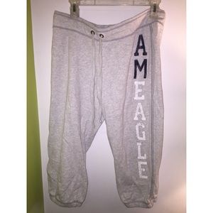 American eagle Capri fleece sweats