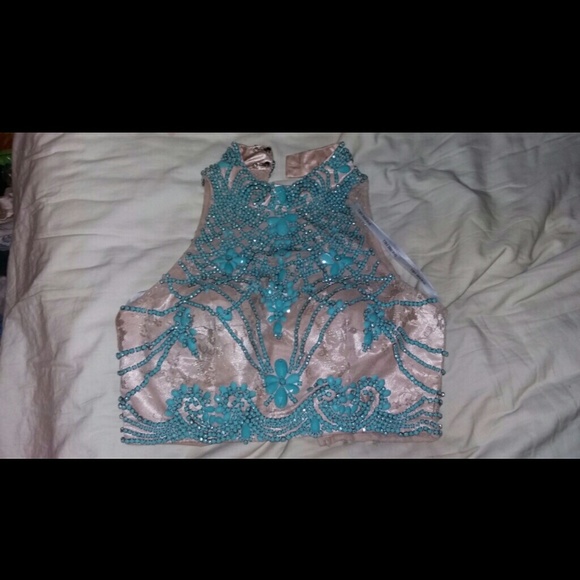 2 Piece Prom Dress - Picture 4 of 4