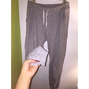 Gray fitted sweats *EVERYTHING MUST GO*