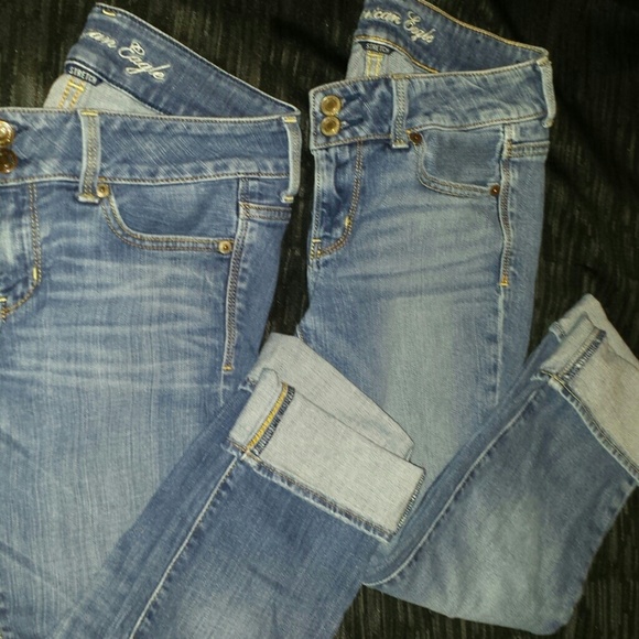 American Eagle AE Artist Capri pants 2 pair