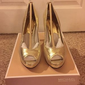 Michael Kors York Platform Gold
